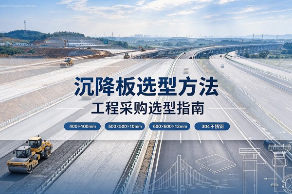 庐山沉降板选择方法