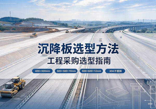 庐山沉降板选择方法