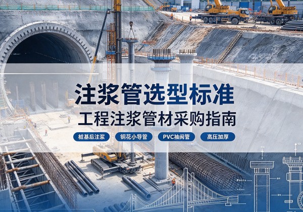 庐山注浆管选型标准